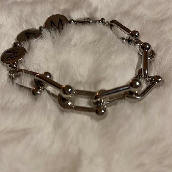 Mama Silver-tone stretch bracelet - Picture 3 of 4